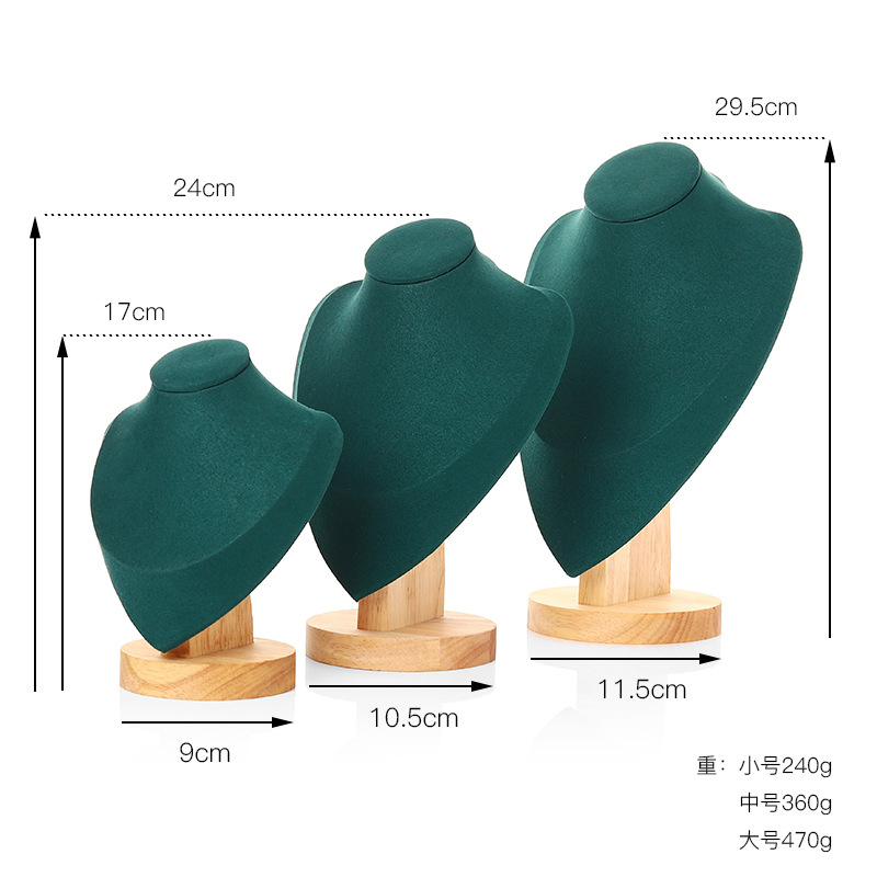 Velvet Necklace Stand Jewelry Mannequin Velvet Necklace Stand Jewelry Mannequin