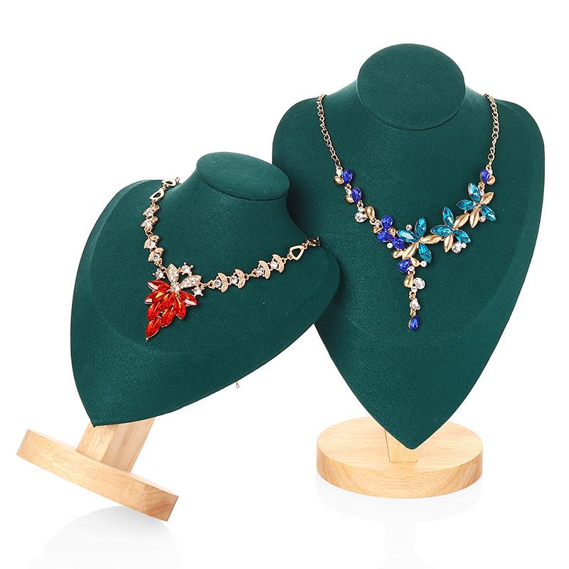 Velvet Necklace Stand Jewelry Mannequin Velvet Necklace Stand Jewelry Mannequin
