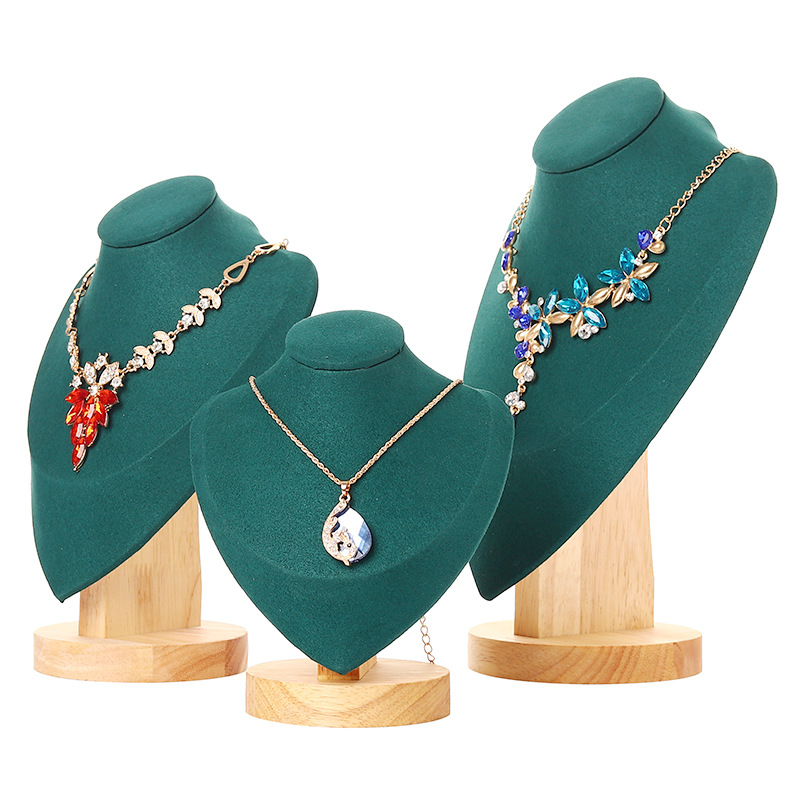 Velvet Necklace Stand Jewelry Mannequin Velvet Necklace Stand Jewelry Mannequin