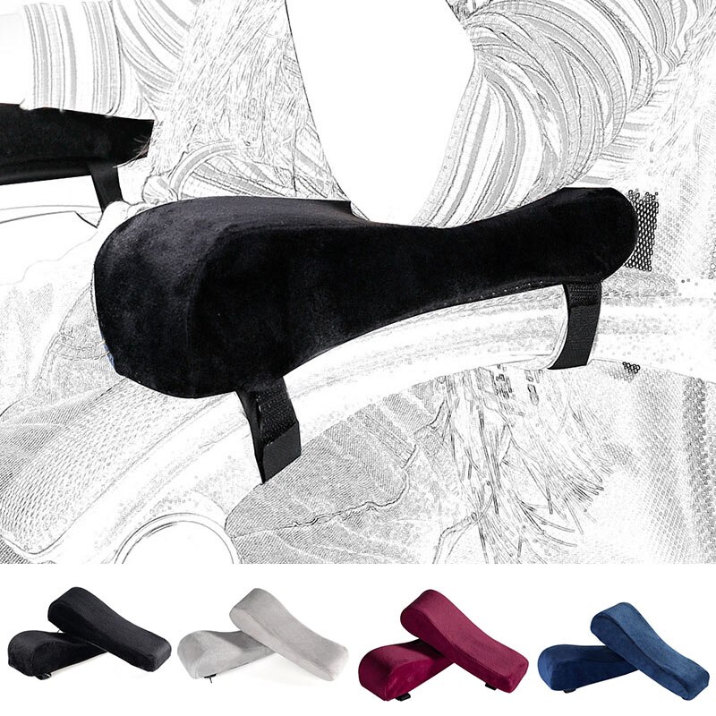 Velvet Office Chair Arm Cushion