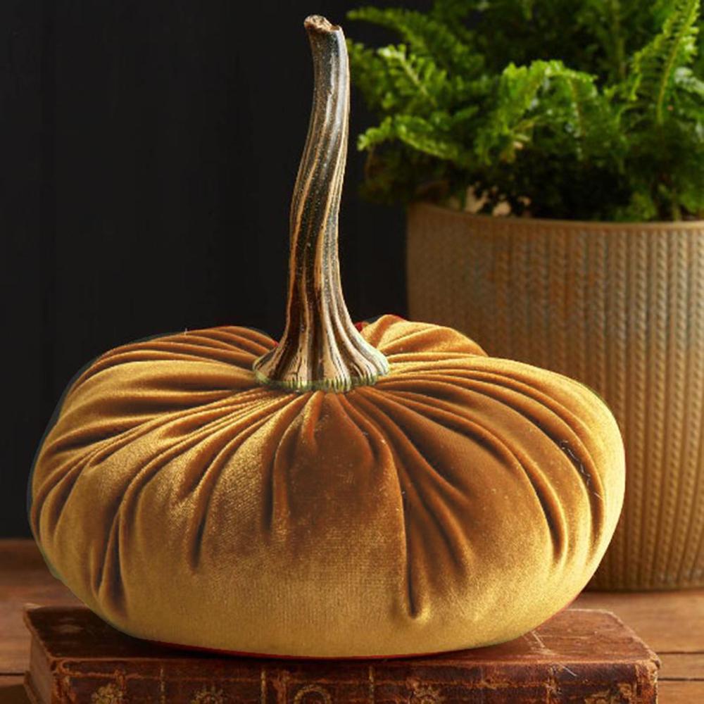 Velvet Pumpkin Shaped Pillow Velvet Pumpkin Shaped Pillow