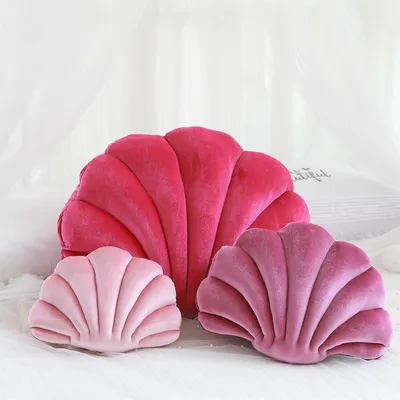 Velvet Shell Pillow Decor Cushion Velvet Shell Pillow Decor Cushion