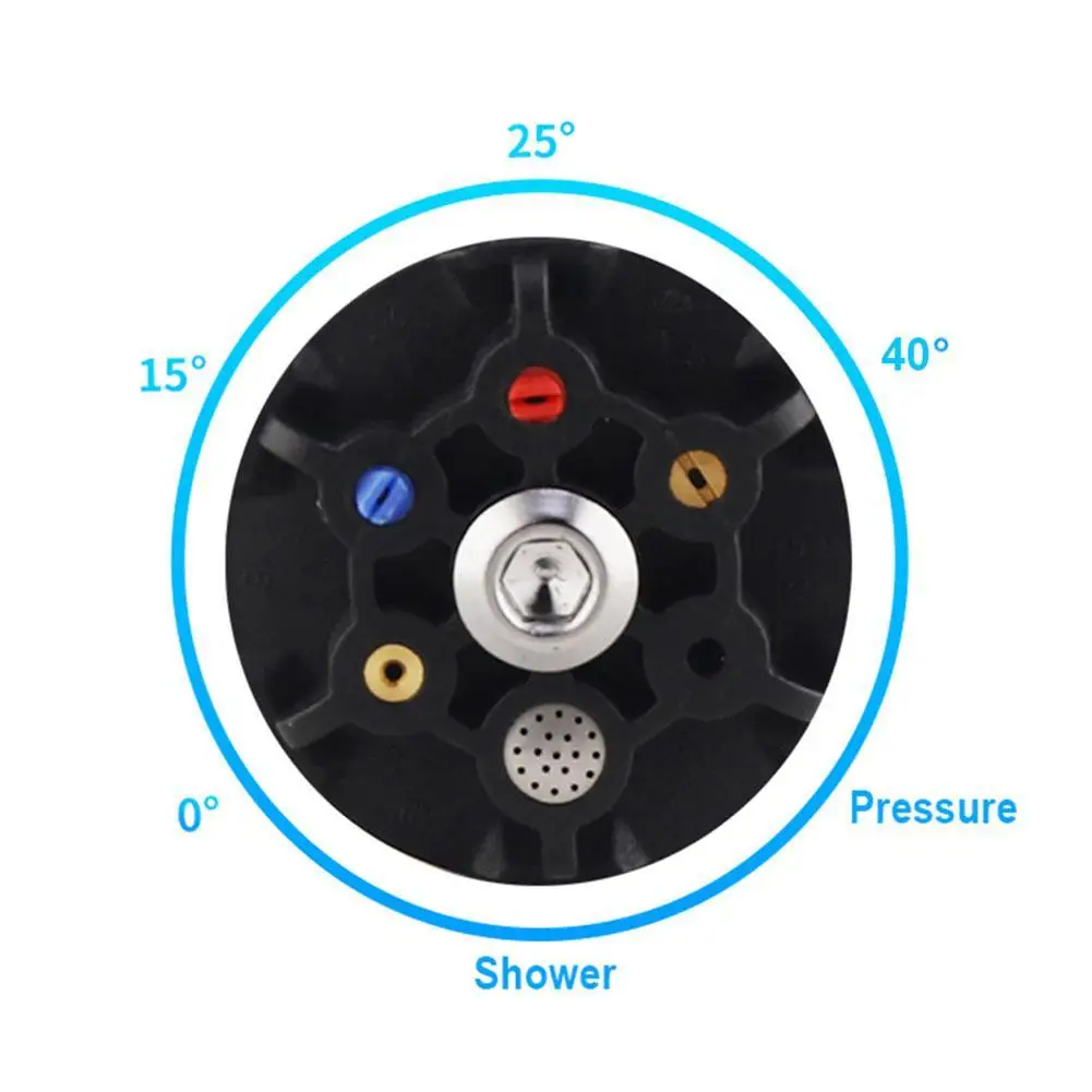 Versatile 6-in-1 Pressure Washer Nozzle Adjustable 3000 PSI Nozzle With 1/4” Quick Connect Gun Adapter Hoses Car Wash Versatile 6-in-1 Pressure Washer Nozzle Adjustable 3000 PSI Nozzle With 1/4” Quick Connect Gun Adapter Hoses Car Wash