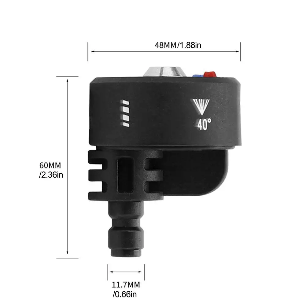 Versatile 6-in-1 Pressure Washer Nozzle Adjustable 3000 PSI Nozzle With 1/4” Quick Connect Gun Adapter Hoses Car Wash Versatile 6-in-1 Pressure Washer Nozzle Adjustable 3000 PSI Nozzle With 1/4” Quick Connect Gun Adapter Hoses Car Wash