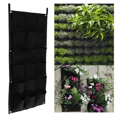 Vertical Garden Planter 18-Pocket Felt Pot