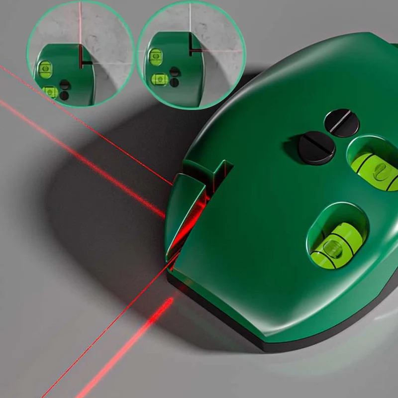 Vertical Mouse Laser Level Infrared Horizontal Line Right Angle Bubble Level Leveling 20M Long Distance 2 Lines Laser Vertical Mouse Laser Level Infrared Horizontal Line Right Angle Bubble Level Leveling 20M Long Distance 2 Lines Laser