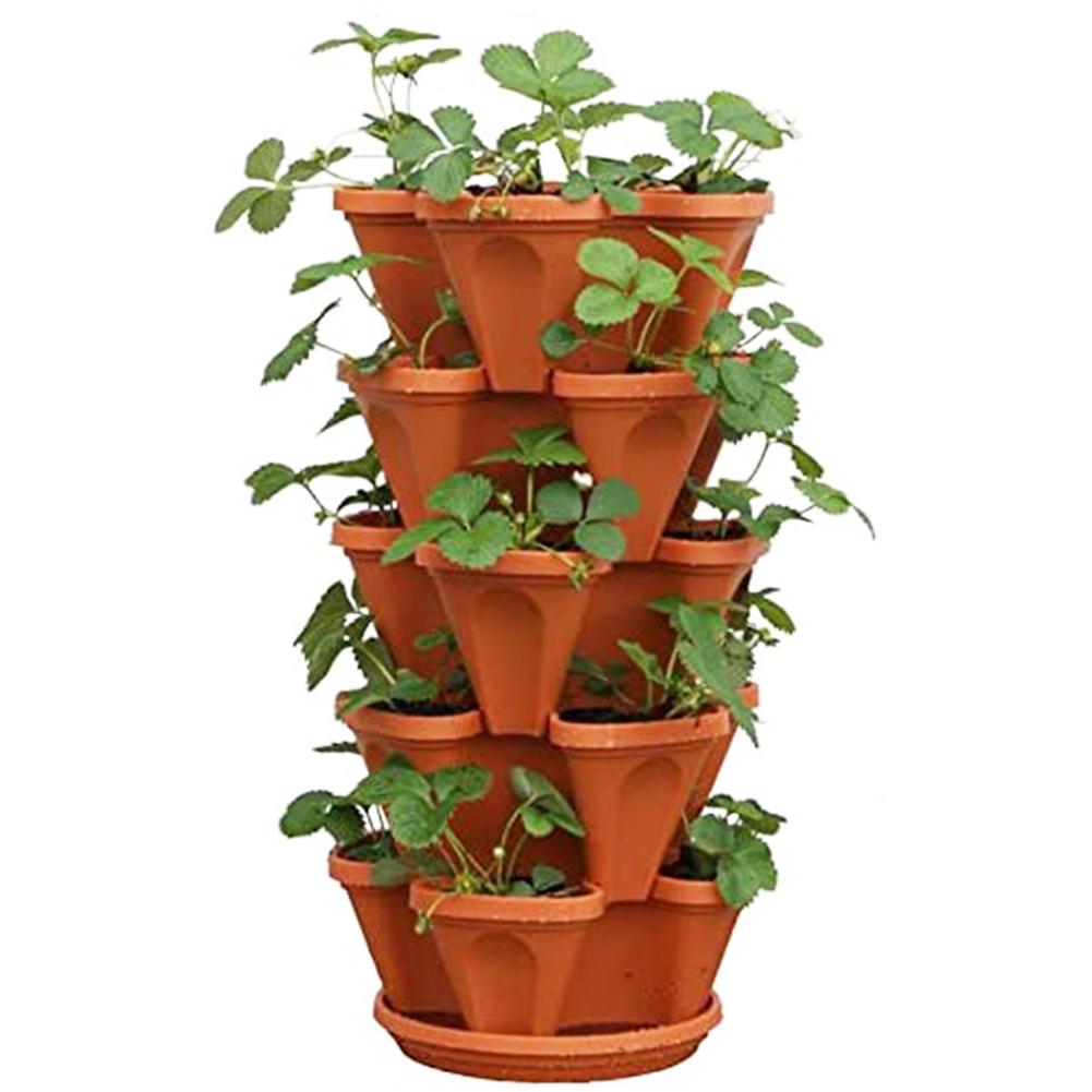 Vertical Stackable Planter Pot Vertical Stackable Planter Pot