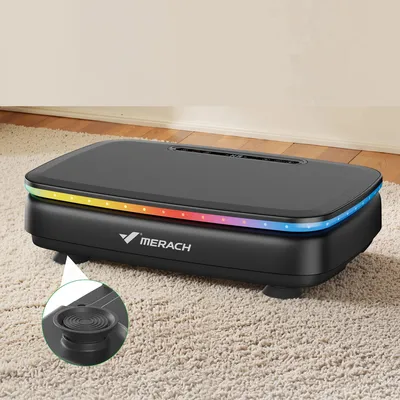 Vibration Plate Exercise Machine with Light Whole Body Workout Power Vibrate Platform Vibration Plate Lymphatic Drainage Vibration Plate Exercise Machine with Light Whole Body Workout Power Vibrate Platform Vibration Plate Lymphatic Drainage
