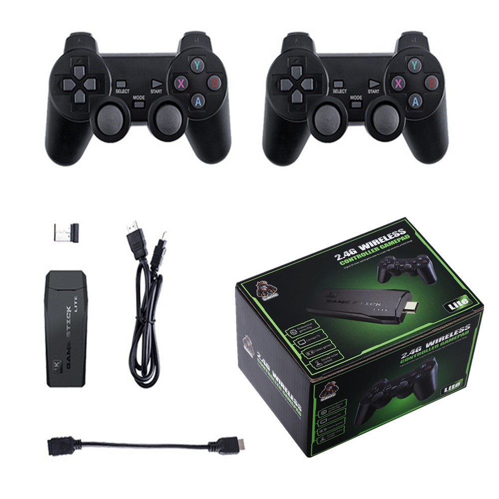 Video Game Console 2.4G Double Wireless Controller Game Stick 4K 10000 Games 64 32GB Retro Games Video Game Console 2.4G Double Wireless Controller Game Stick 4K 10000 Games 64 32GB Retro Games
