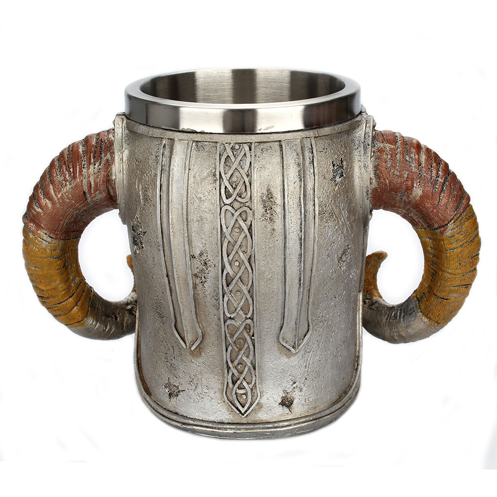 Viking Mug Stainless Steel Coffee Cup