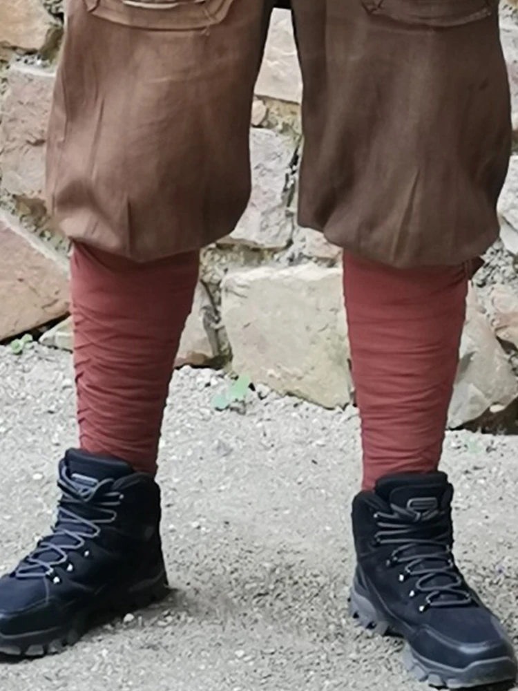 Viking Putties Leg Wraps With Clasps Vintage Mens Viking Pirate Costumes Cosplay Accessories