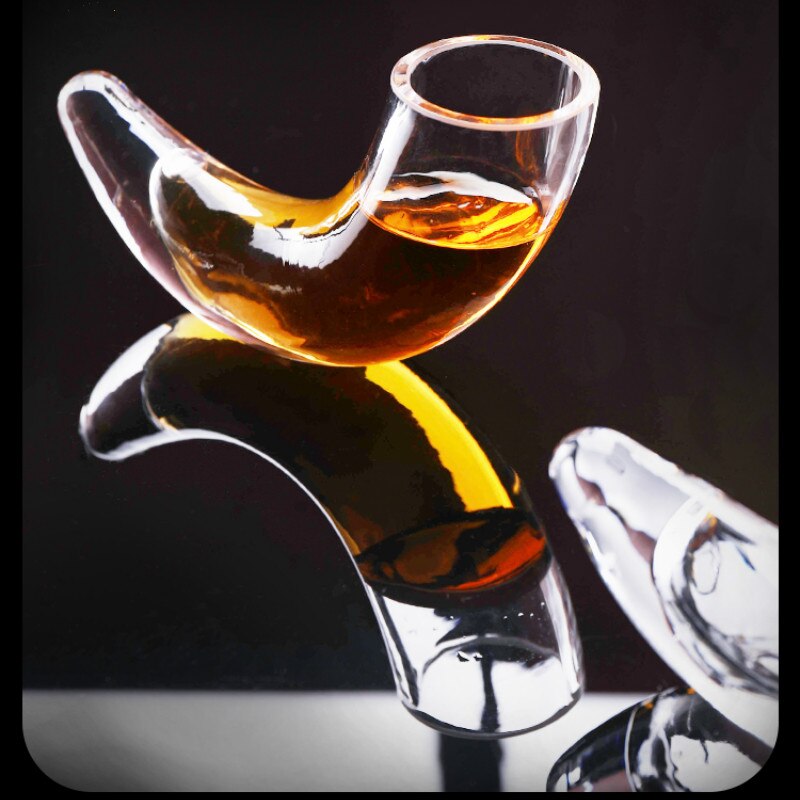 Viking Style Glass Drinking Horn Viking Style Glass Drinking Horn