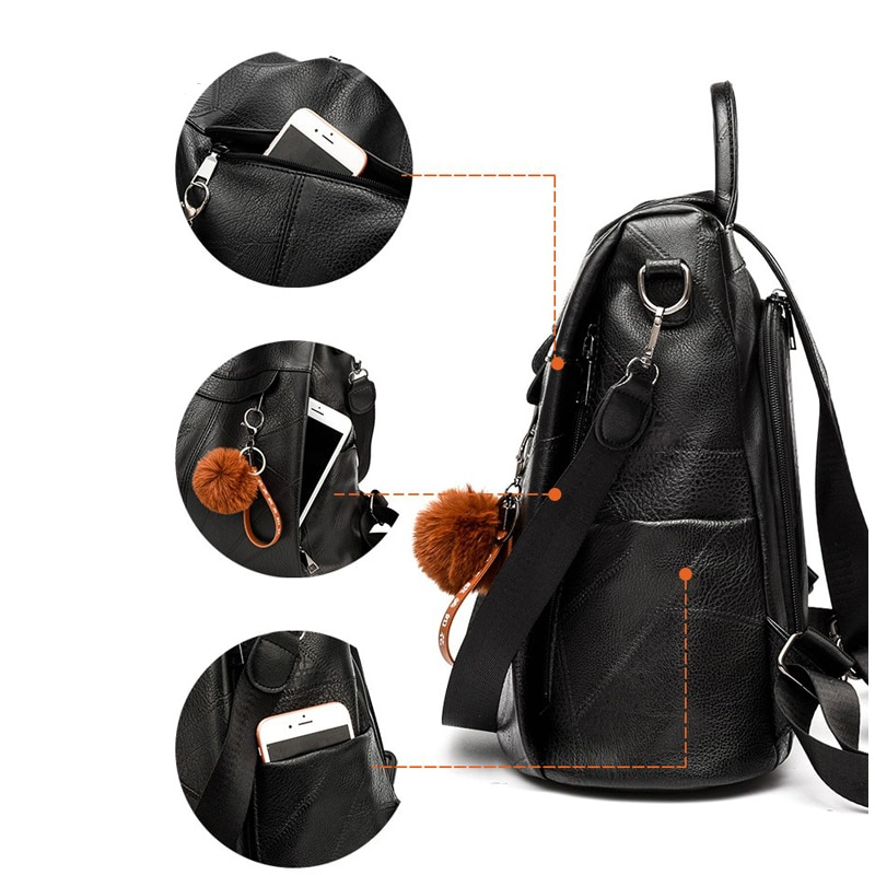 Vintage Backpack Fashionable Knapsack Vintage Backpack Fashionable Knapsack