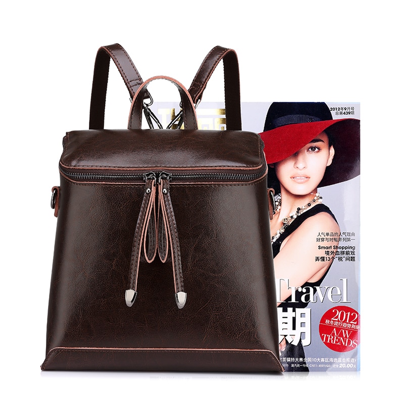 Vintage Backpack For Women Leather Rucksack Vintage Backpack For Women Leather Rucksack