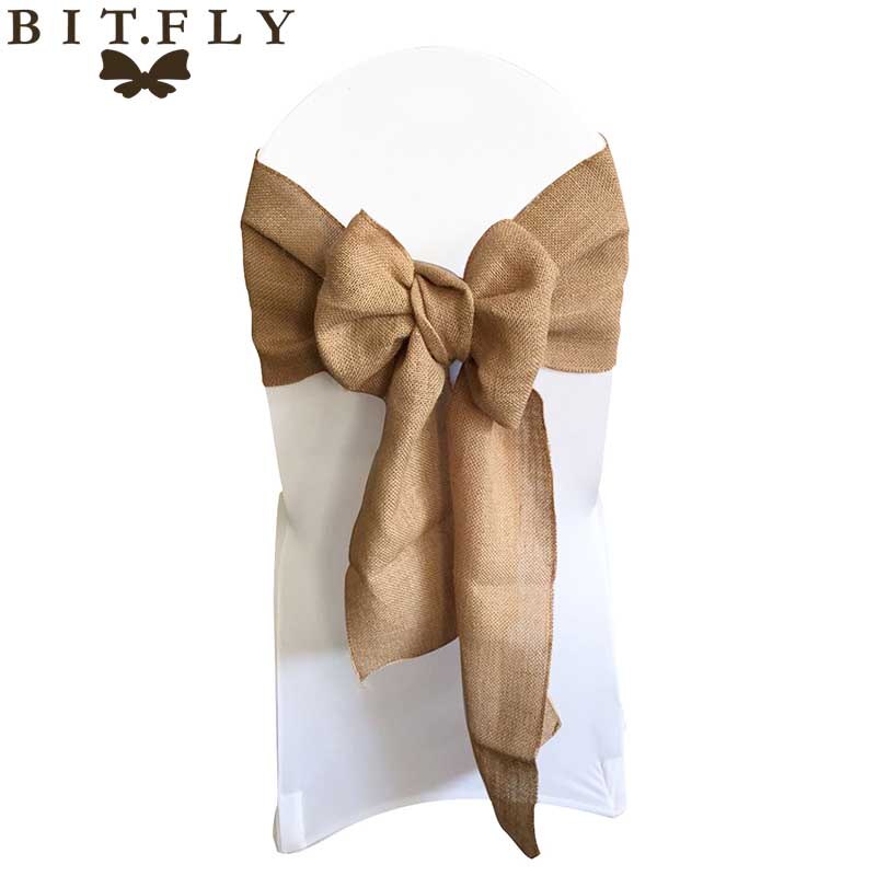 Vintage Burlap Chair Sashes (10pcs) Vintage Burlap Chair Sashes (10pcs)