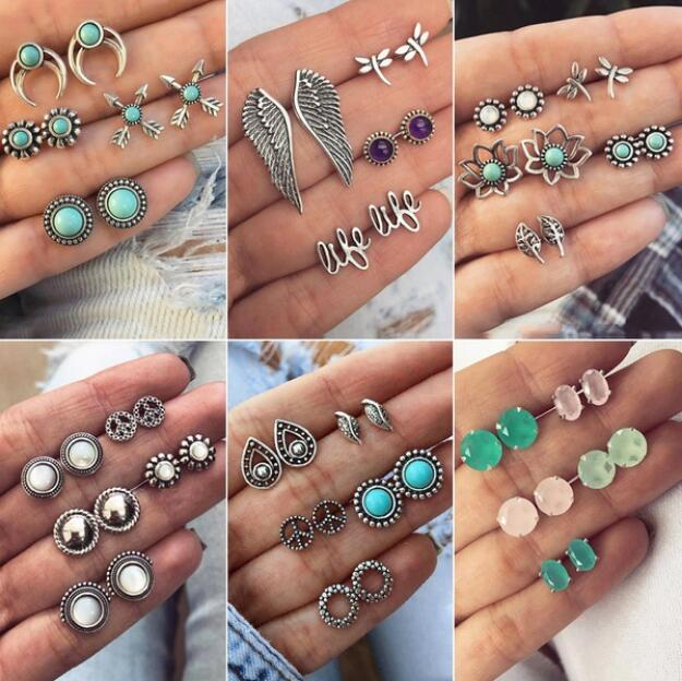 Vintage Earrings Stud Fashion Jewelry Vintage Earrings Stud Fashion Jewelry