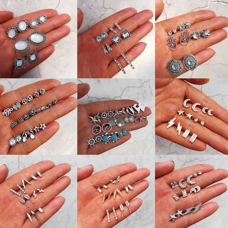 Vintage Earrings Stud Fashion Jewelry Vintage Earrings Stud Fashion Jewelry