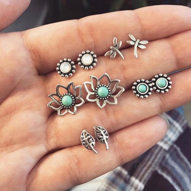 Vintage Earrings Stud Fashion Jewelry Vintage Earrings Stud Fashion Jewelry