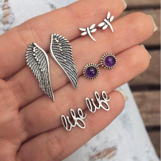 Vintage Earrings Stud Fashion Jewelry Vintage Earrings Stud Fashion Jewelry