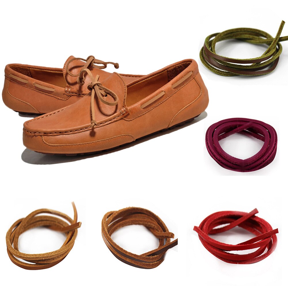 Vintage Genuine Leather Shoe Strings (2 pcs)