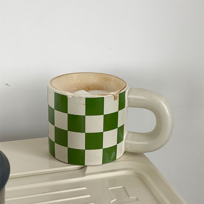 Vintage Green Checkered Mug Vintage Green Checkered Mug