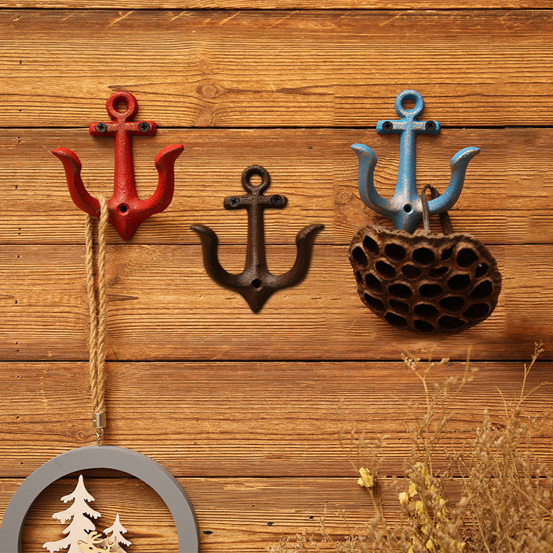 Vintage Iron Anchor Coat Hook