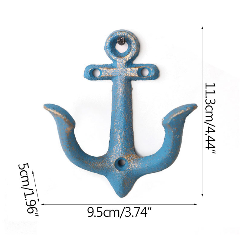 Vintage Iron Anchor Coat Hook