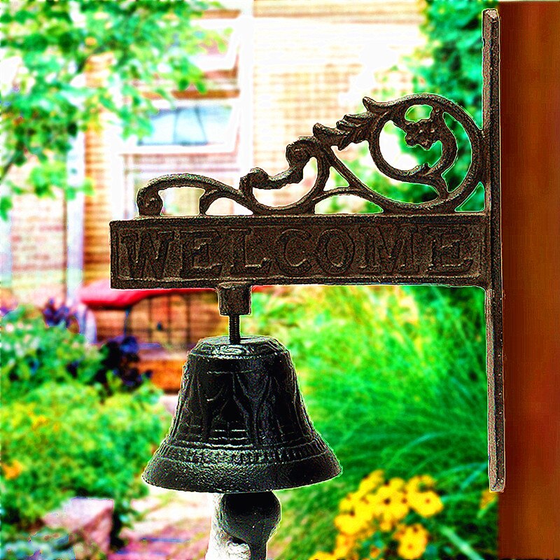 Vintage Iron Wall Mounted Bell