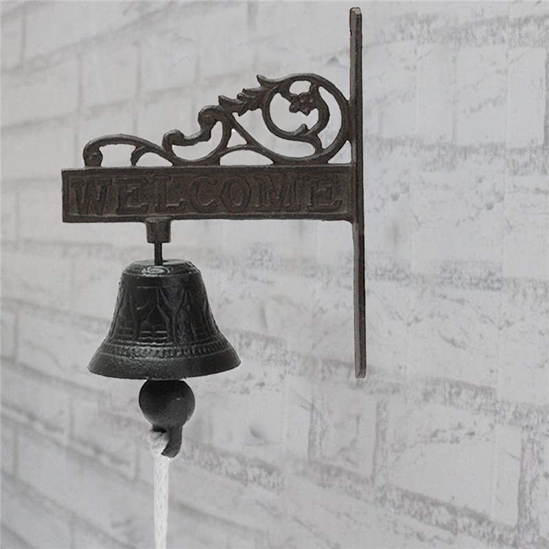 Vintage Iron Wall Mounted Bell