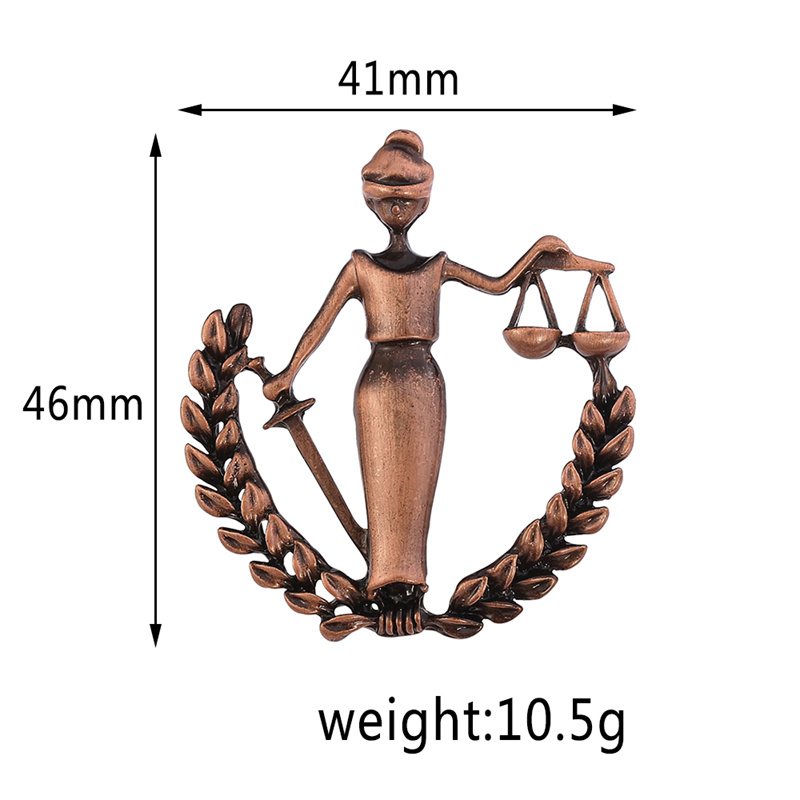 Vintage Lady Justice Lawyer Brooch Vintage Lady Justice Lawyer Brooch