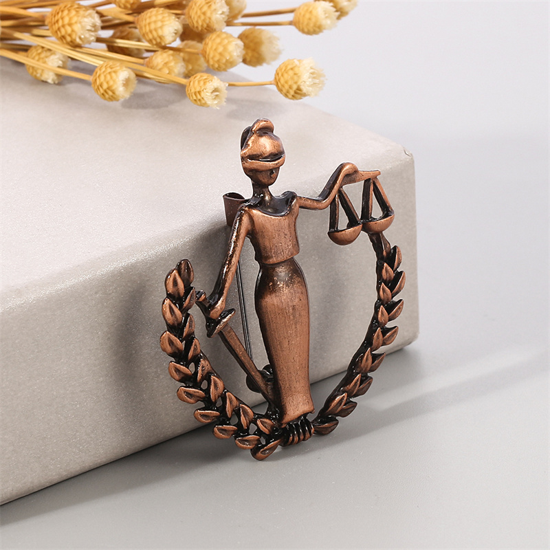 Vintage Lady Justice Lawyer Brooch Vintage Lady Justice Lawyer Brooch