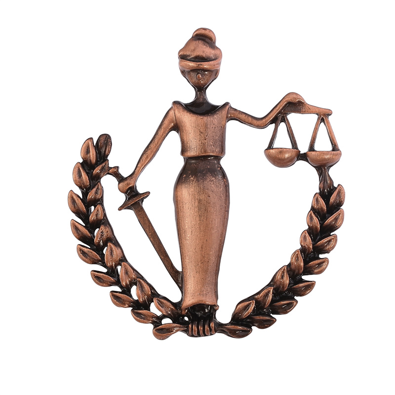 Vintage Lady Justice Lawyer Brooch Vintage Lady Justice Lawyer Brooch
