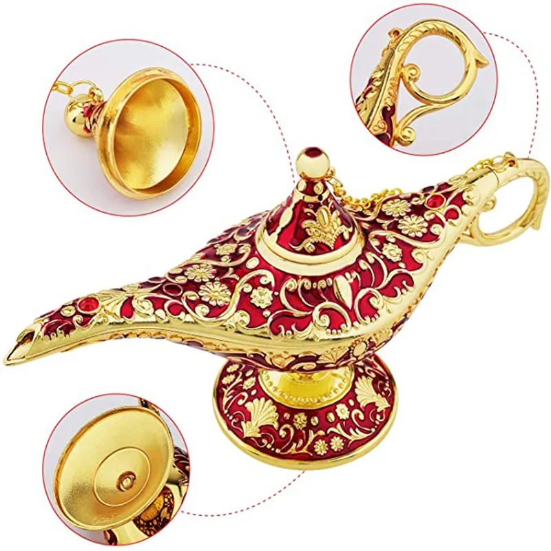Vintage Legend Aladdin Lamp Magic Genie Wishing Ligh Tabletop Decor Crafts For Home Wedding Decoration Gift For Party Vintage Legend Aladdin Lamp Magic Genie Wishing Ligh Tabletop Decor Crafts For Home Wedding Decoration Gift For Party