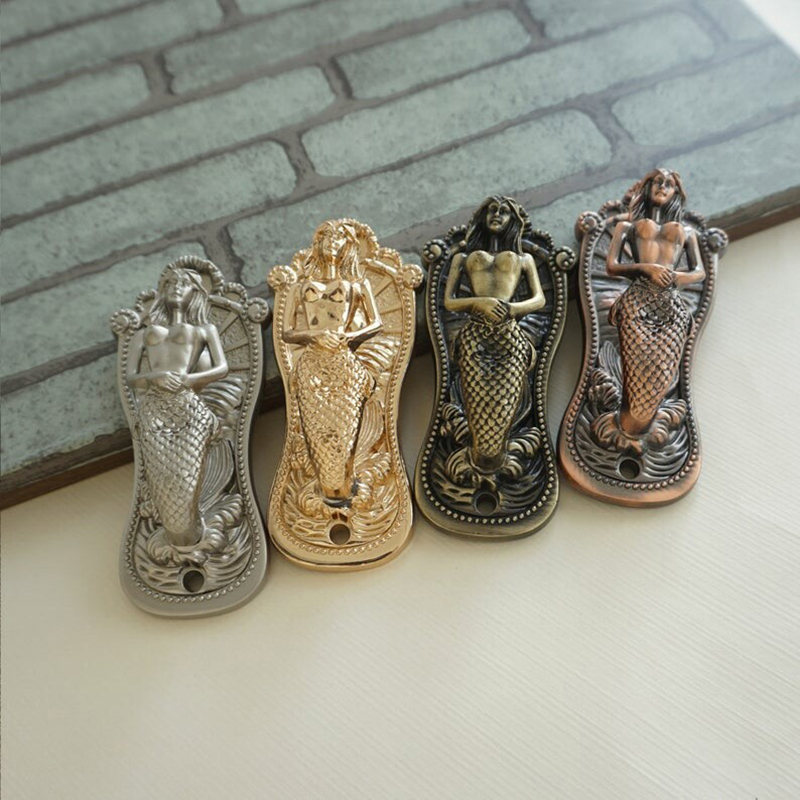 Vintage Metal Mermaid Wall Hook