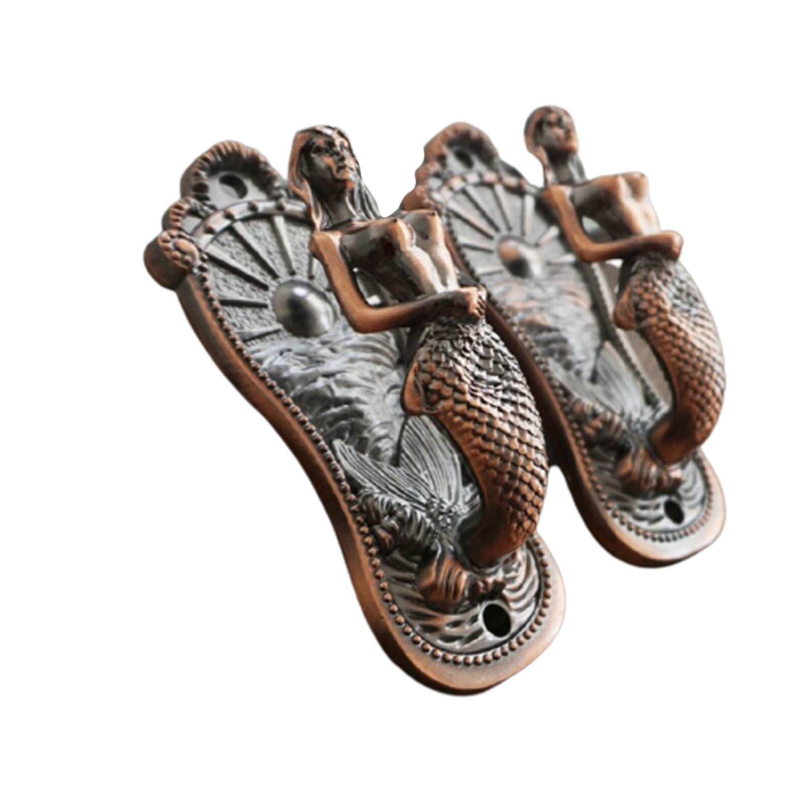Vintage Metal Mermaid Wall Hook