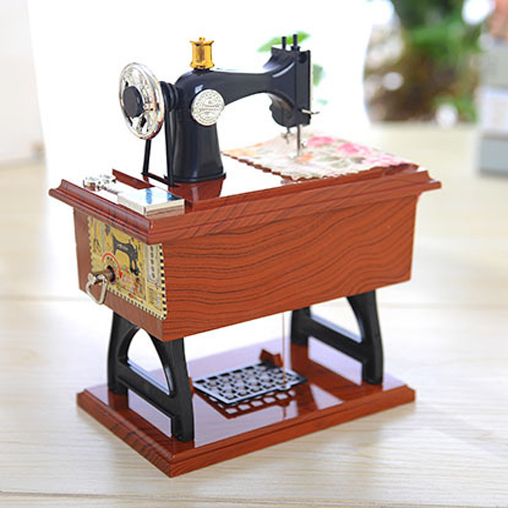 Vintage Music Box Sewing Machine Design Vintage Music Box Sewing Machine Design