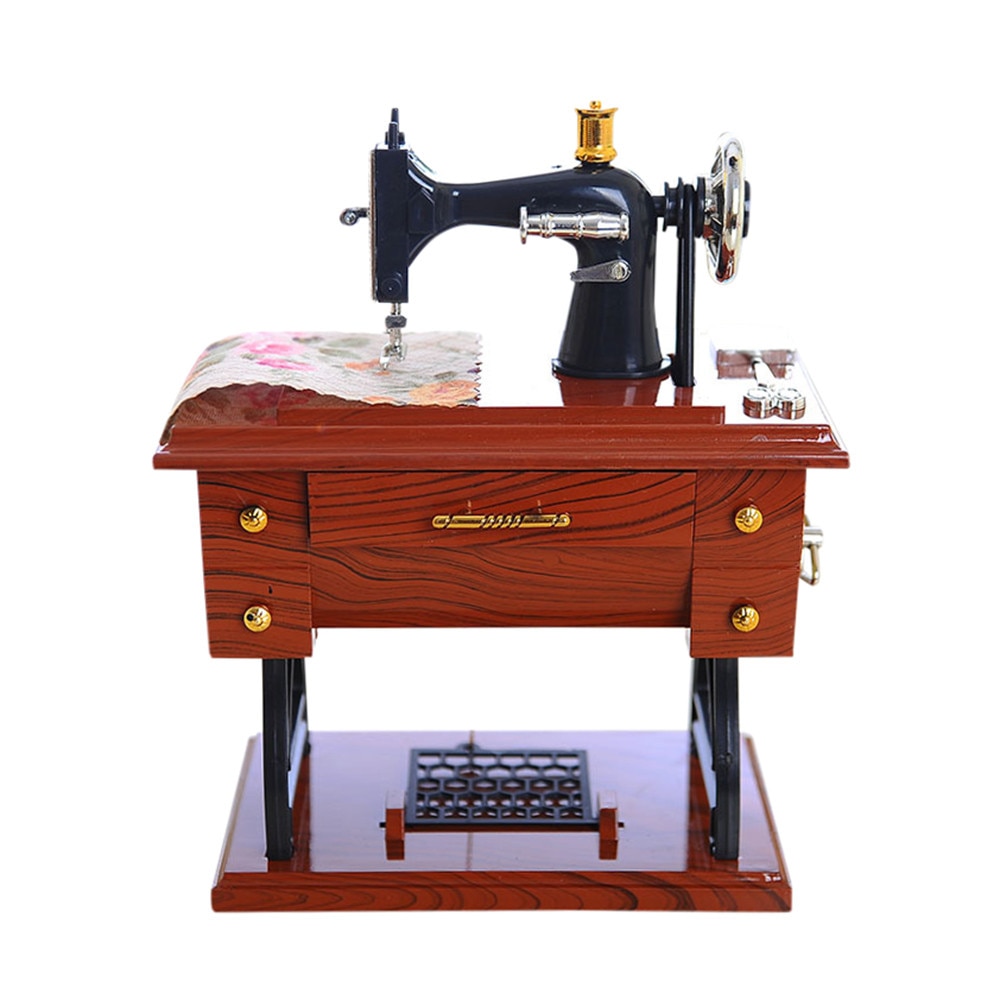 Vintage Music Box Sewing Machine Design Vintage Music Box Sewing Machine Design