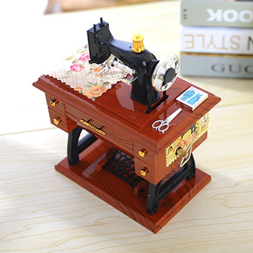 Vintage Music Box Sewing Machine Design Vintage Music Box Sewing Machine Design