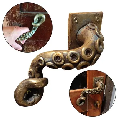 Vintage Octopus Door Knob Animal Style Outdoor Hook Furniture Drawer Bar Pulls Handle Hardware Ancient Cabinet Shake Vintage Octopus Door Knob Animal Style Outdoor Hook Furniture Drawer Bar Pulls Handle Hardware Ancient Cabinet Shake