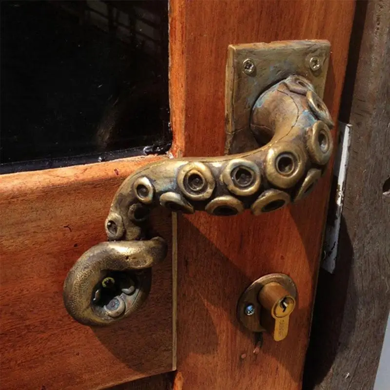 Vintage Octopus Door Knob Animal Style Outdoor Hook Furniture Drawer Bar Pulls Handle Hardware Ancient Cabinet Shake Vintage Octopus Door Knob Animal Style Outdoor Hook Furniture Drawer Bar Pulls Handle Hardware Ancient Cabinet Shake