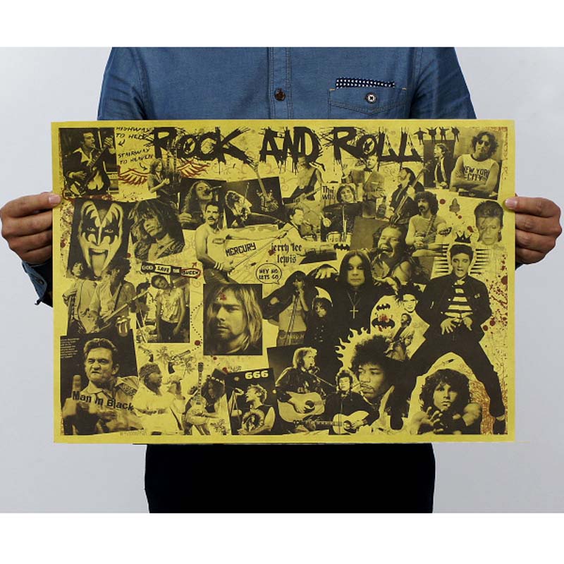 Vintage Posters Decorative Kraft Paper