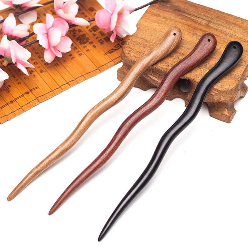 Vintage Sandalwood Wooden Hair Stick Vintage Sandalwood Wooden Hair Stick