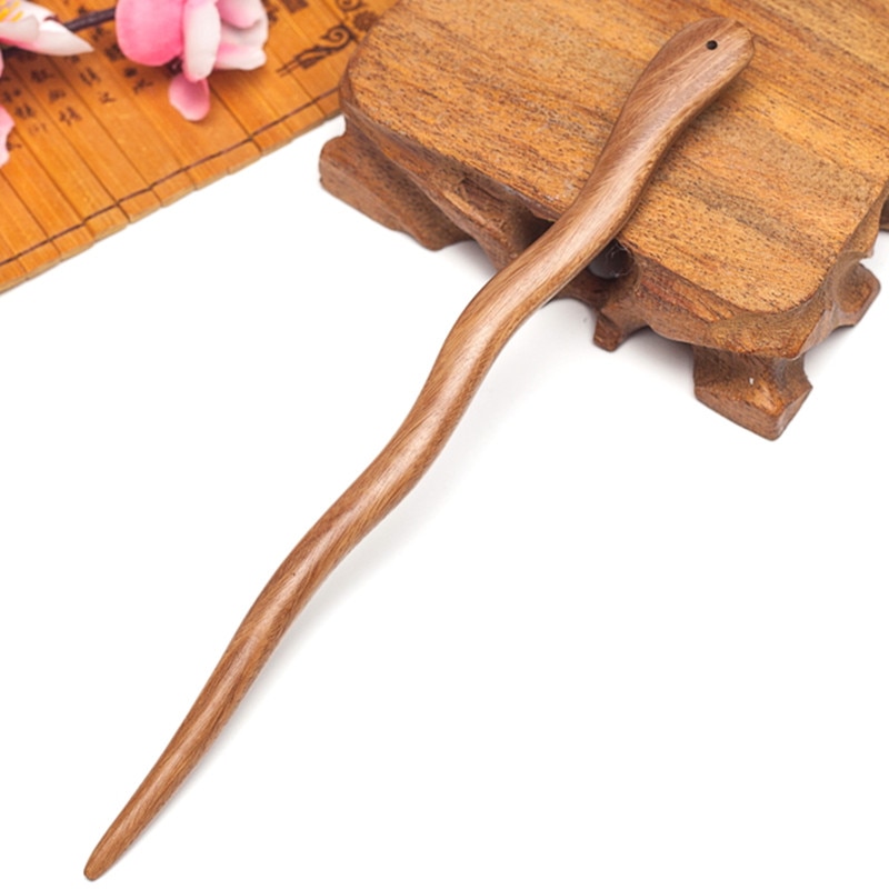 Vintage Sandalwood Wooden Hair Stick