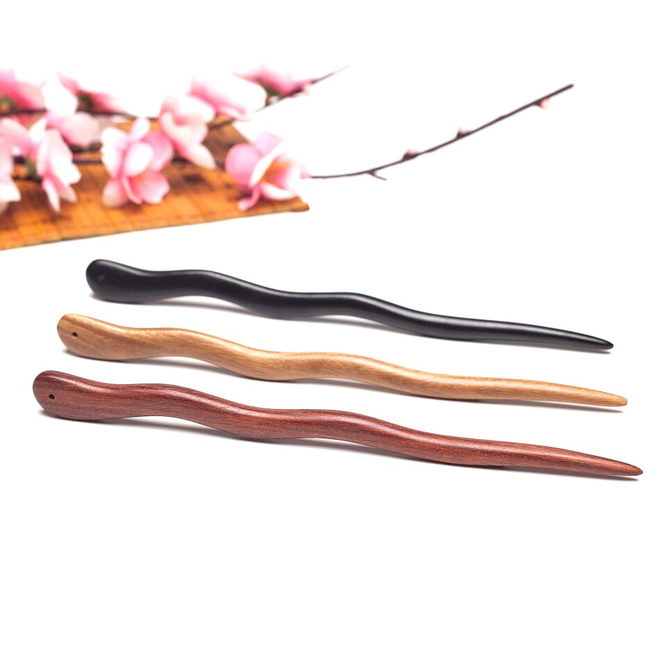 Vintage Sandalwood Wooden Hair Stick