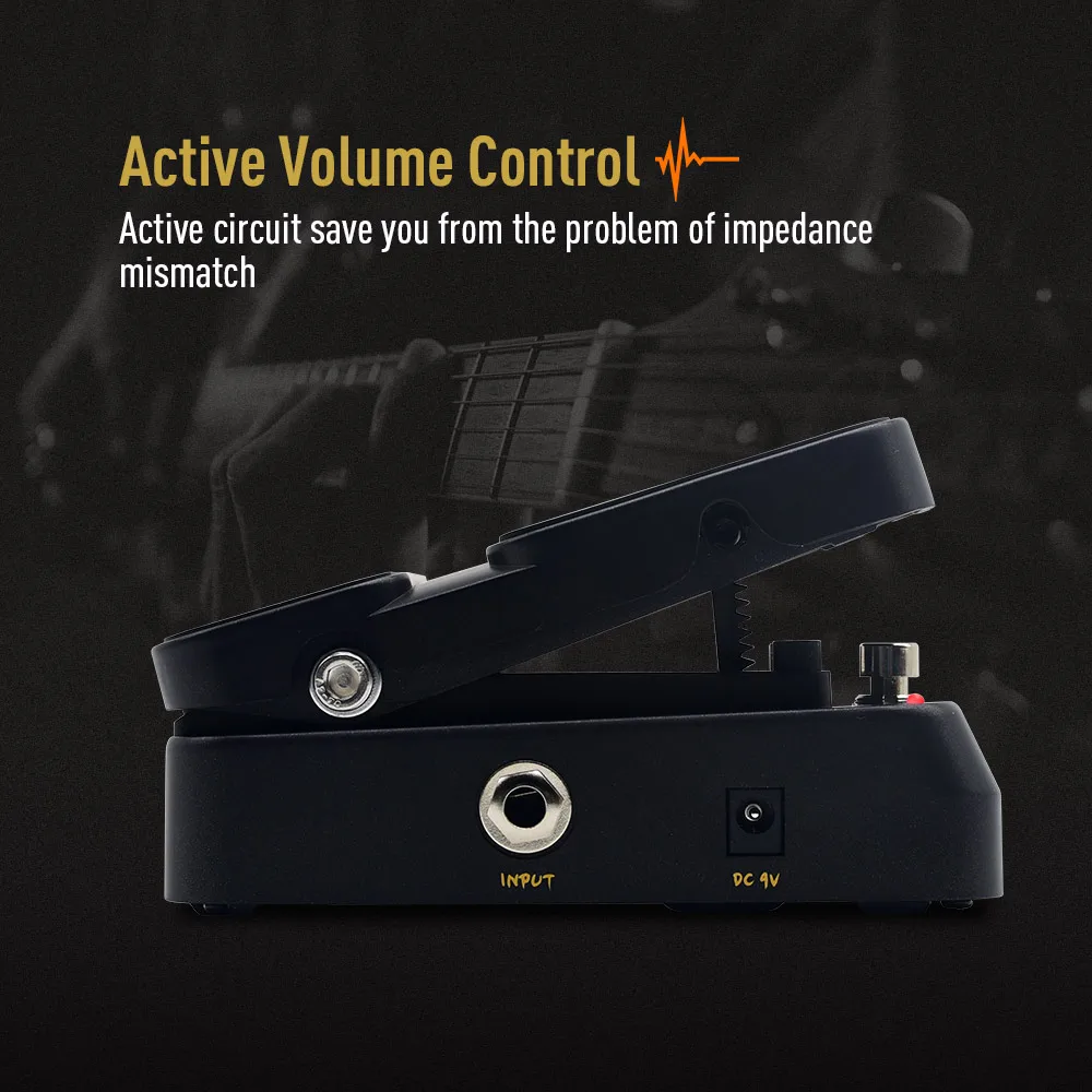 Vintage Style 9V DC Active 2 in 1 Volume and Wah Guitar Effects Expression Pedal Guitar Parts Accessories Effects Pedal Vintage Style 9V DC Active 2 in 1 Volume and Wah Guitar Effects Expression Pedal Guitar Parts Accessories Effects Pedal