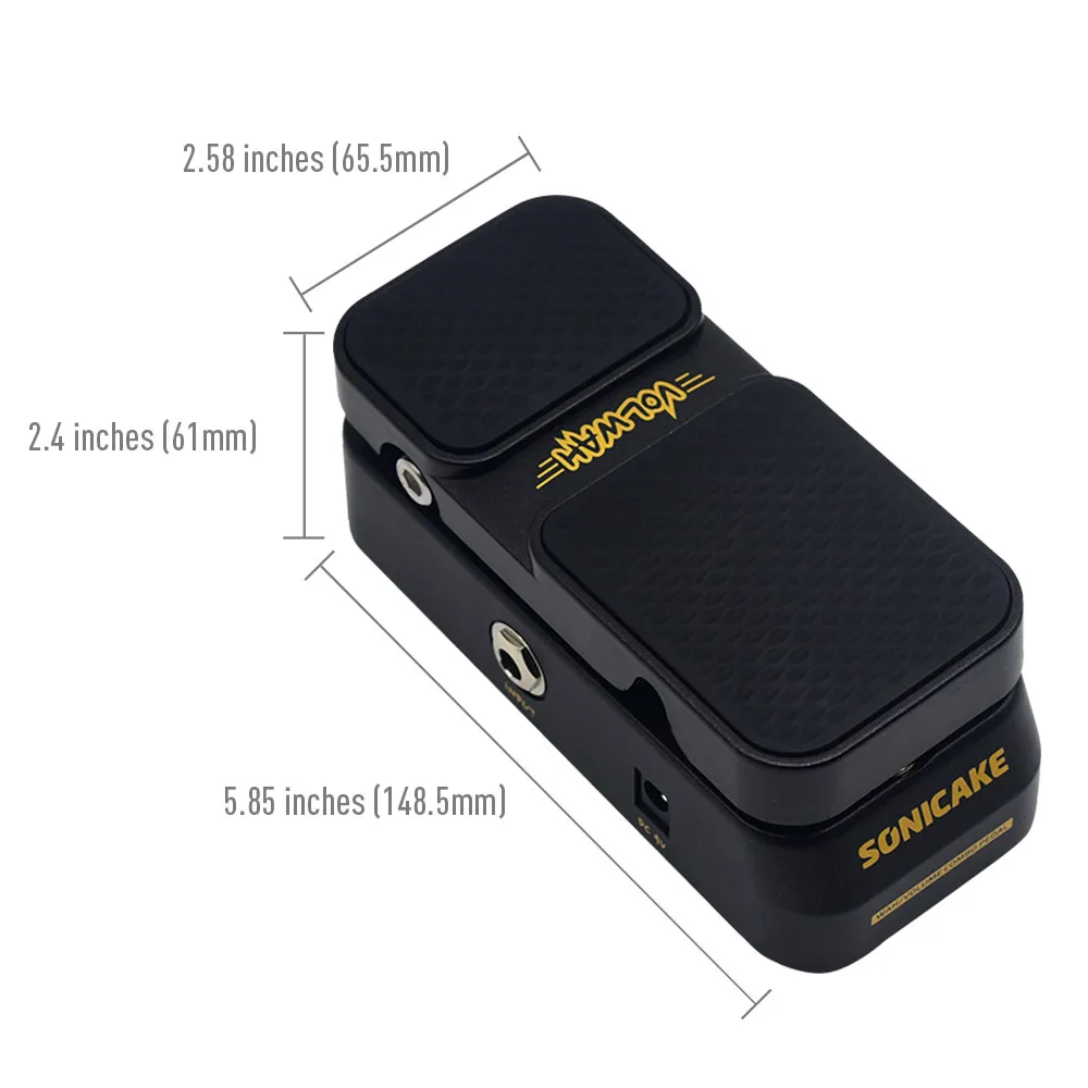 Vintage Style 9V DC Active 2 in 1 Volume and Wah Guitar Effects Expression Pedal Guitar Parts Accessories Effects Pedal Vintage Style 9V DC Active 2 in 1 Volume and Wah Guitar Effects Expression Pedal Guitar Parts Accessories Effects Pedal