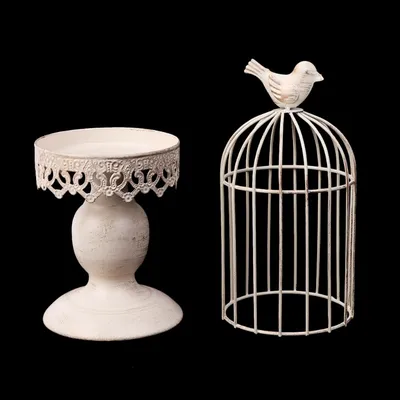 Vintage Style Birdcage Candle Holder
