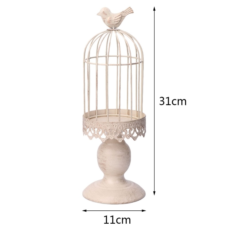 Vintage Style Birdcage Candle Holder