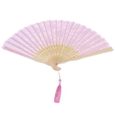 Vintage Style Folding Lace Hand Fan