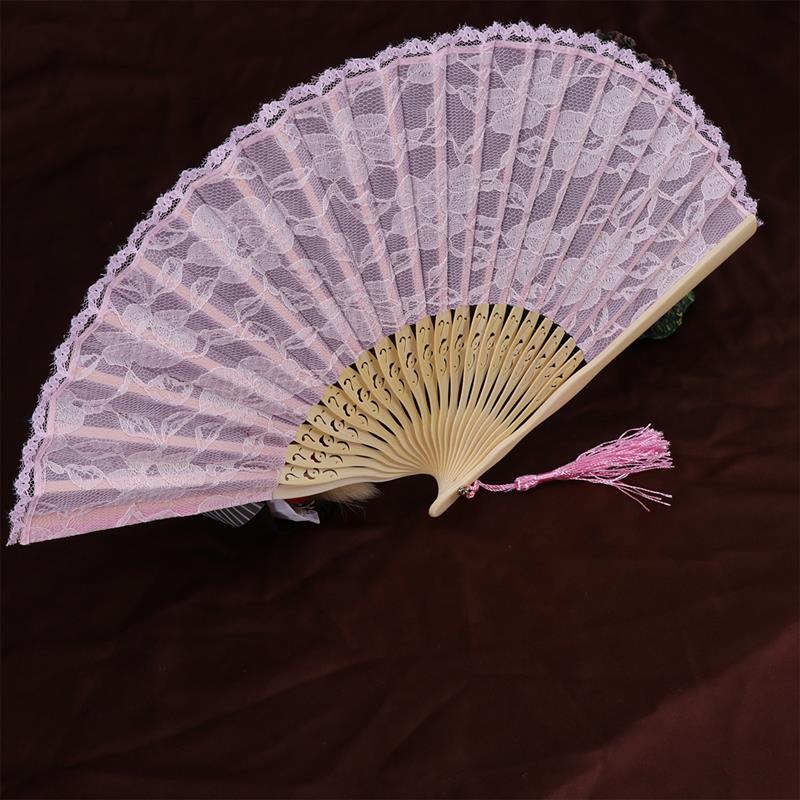 Vintage Style Folding Lace Hand Fan